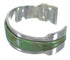 Authentic Sterling Silver Turquoise Inlay Southwest Cuff Bracelet VX60543